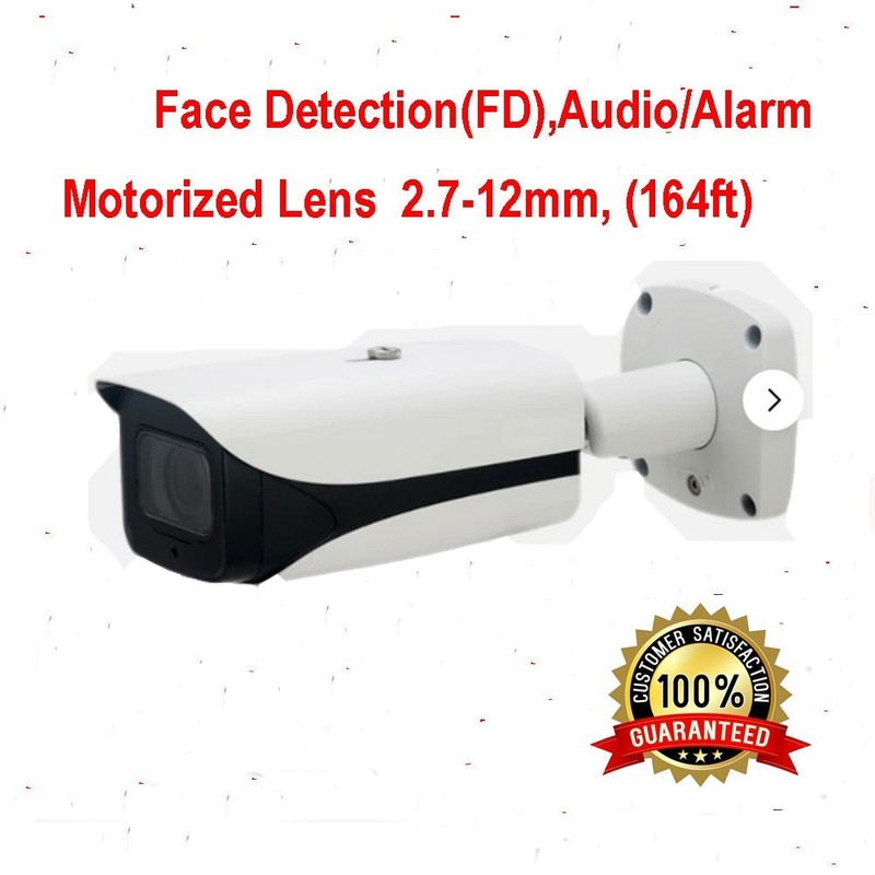 8MP Face Detection (FD) Motorized Lens POE ONVIF NETWORK IP Camera