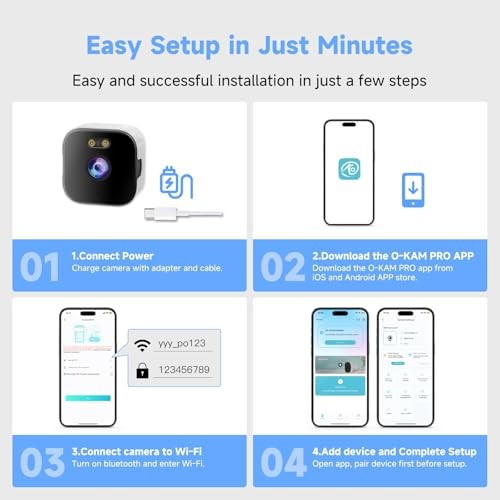 Window Camera for Home Security: 2.4GHz&5GHz WiFi 4K Indoor Camera with Color gallery