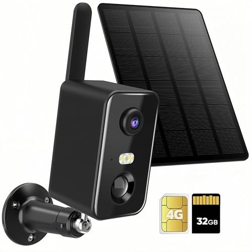 No WiFi Security Camera Wireless Outdoor, 4G LTE Cellular Solar Camera Battery gallery