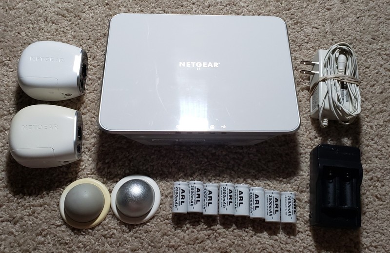 NETGEAR Arlo VMB3000 BASE Station HUB Wireless Security Camera System w/2 Camera