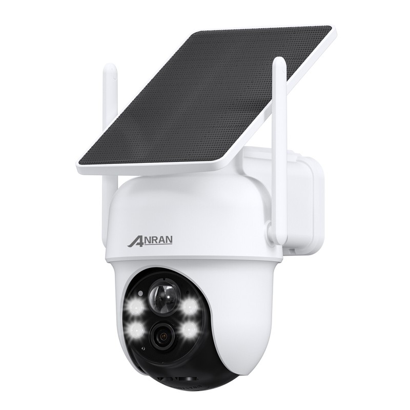 ANRAN 4MP Solar Wireless Security Camera 360° PTZ WIFI IP Outdoor Battery Camera