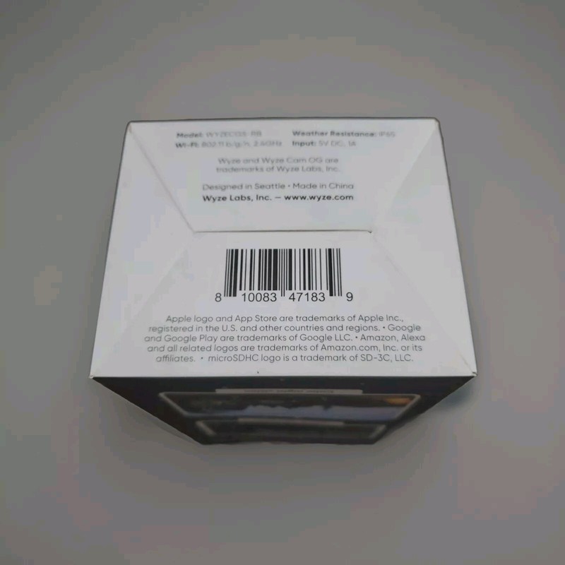 WYZE WYZECGS-RB CAM OG 1080P WIFI SMART SECURITY 3X ZOOM COLOR NIGHT VISION WIRE gallery