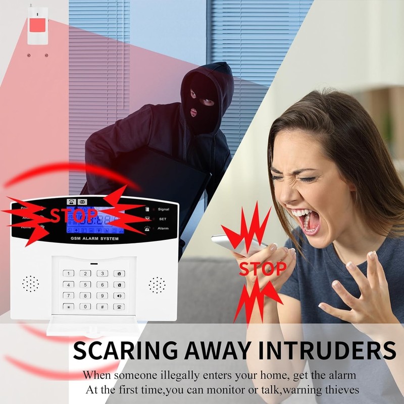 Versatile Wireless Burglar Alarm System with Real-Time Alerts - 24-Piece Set gallery