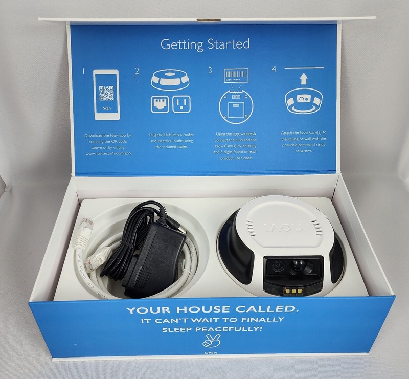 Novi Security 4-in-1 Home Security Smart, Wire Free Security + Smoke NEW gallery