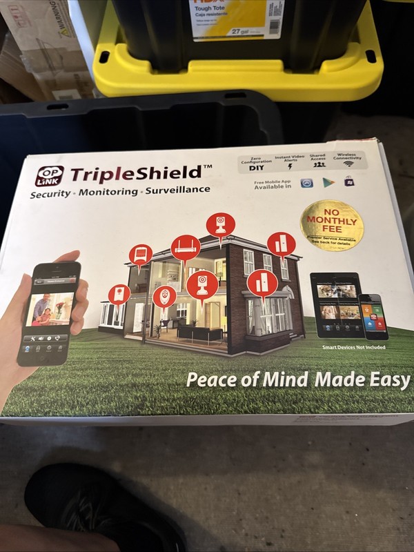 Oplink TripleShield Alarm System (2-Cam) Wireless