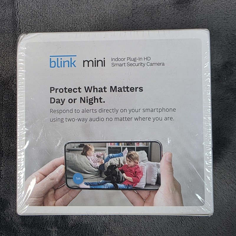 Blink Mini Indoor Plug-In Live HD Smart Surveillance Camera BCM00300U NEW! gallery