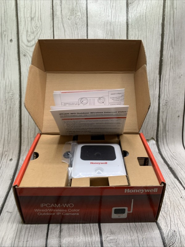Honeywell iPCAM-WO Color IP Wireless Outdoor Security Camera White