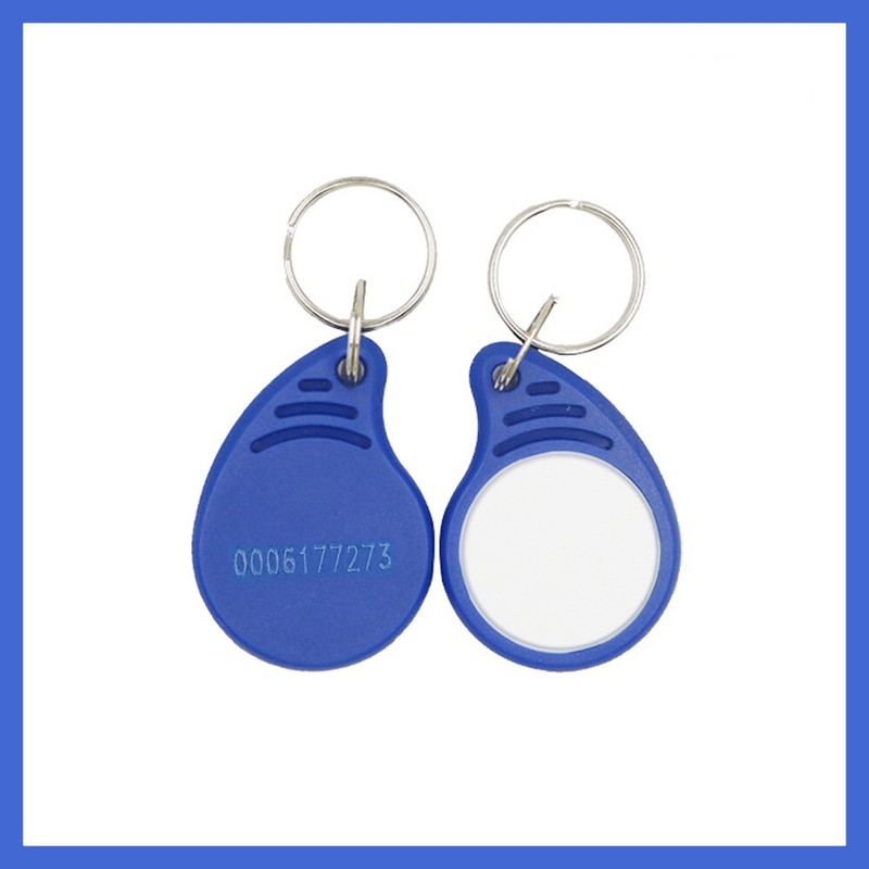 EM 4100/4102 Keychains 125Khz RFID Proximity ID Card Token Tags Key Fobs 100 pcs
