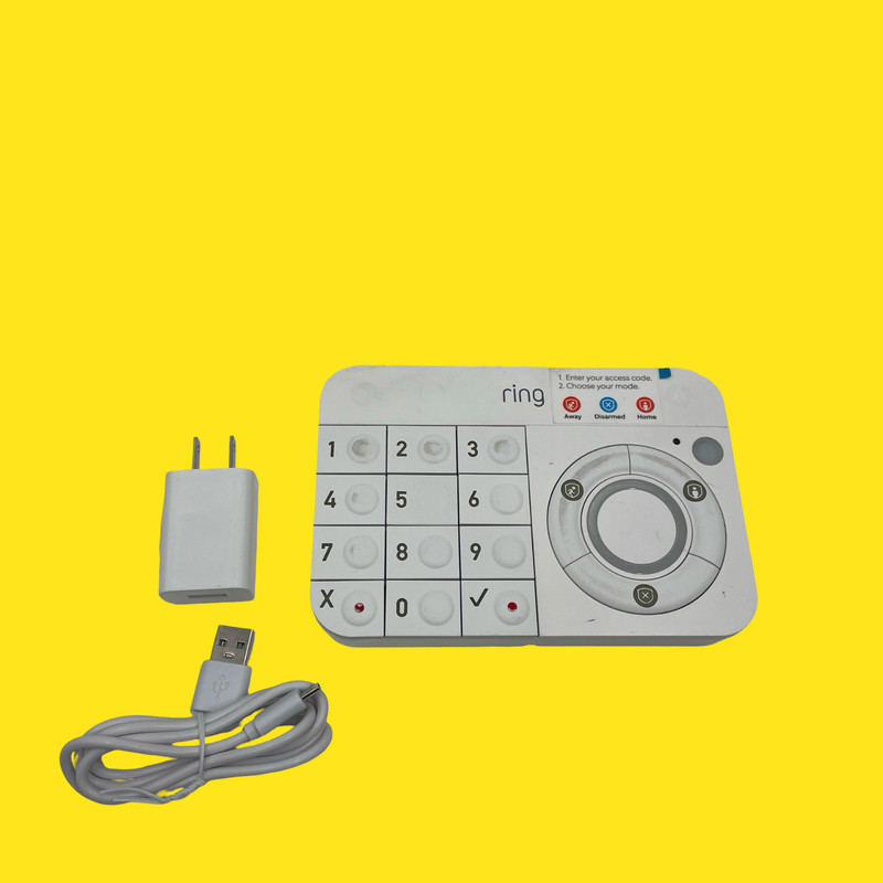 Ring Keypad 1st Gen Wireless Alarm Keypad for Ring Alarm Security w/ Power Cord