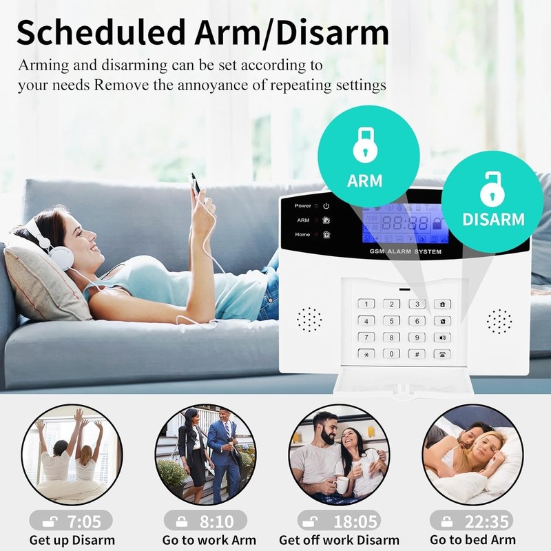 Versatile Wireless Burglar Alarm System with Real-Time Alerts - 24-Piece Set gallery