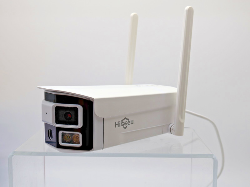 Hiseeu 180 Degree Ultra Wide Angle Dual Lens WiFi Pro Wireless Security Camera gallery