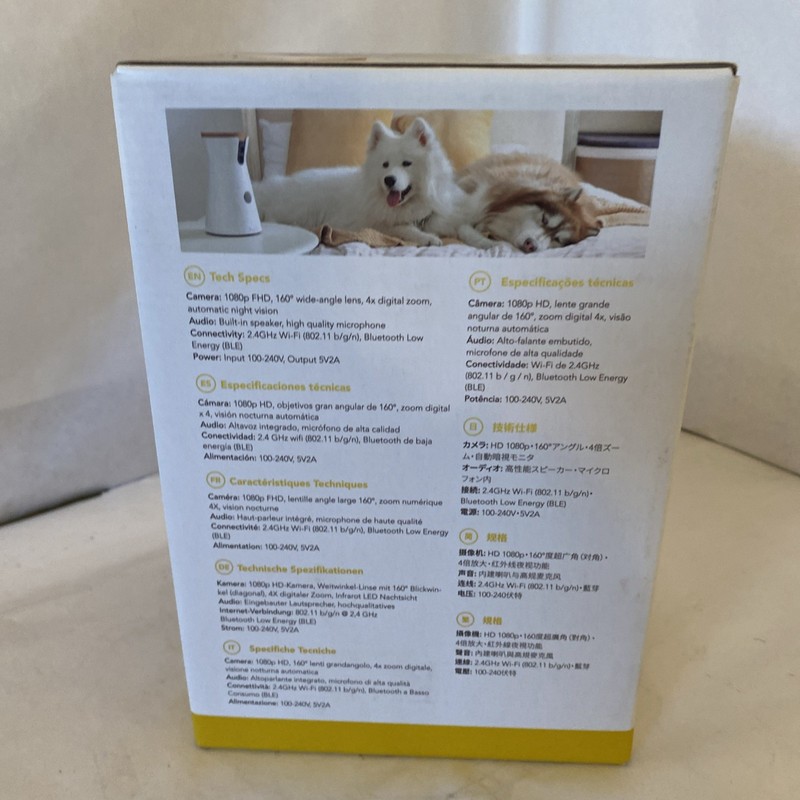 Furbo Dog Camera Treat Tossing Full HD 2-Way Audio Night Vision Wifi Pet Sealed gallery