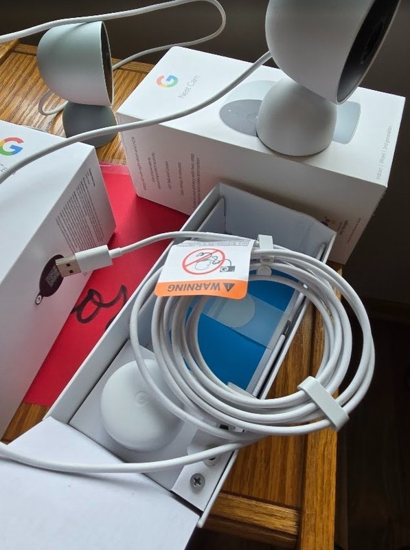 Google Nest Security Indoor Wired Camera 2nd Generation Night Vision w/ Alerts gallery