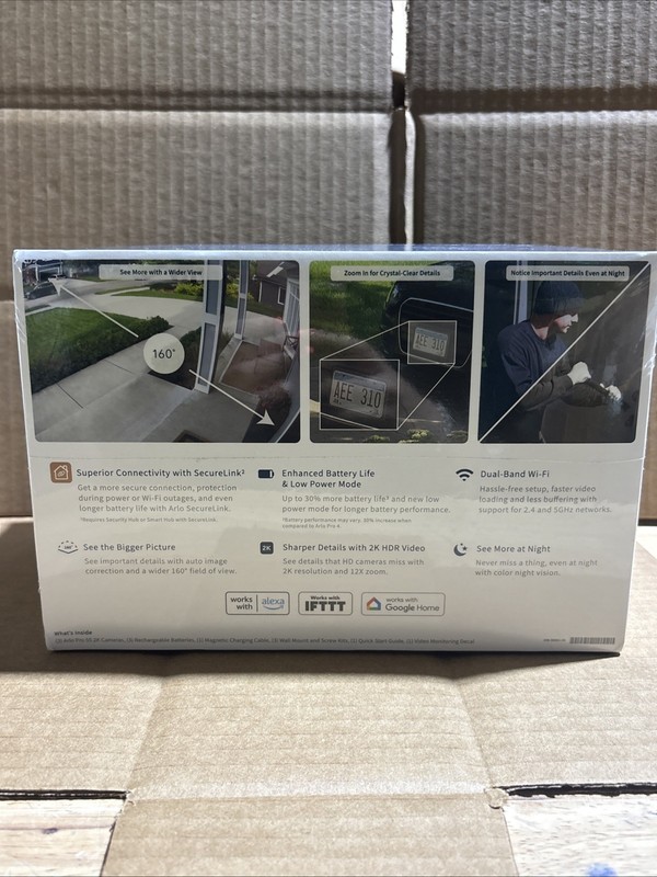 #Arlo Pro 5S Spotlight Wireless Security Camera 2K HDR Dual-Band Wi-Fi - 3 Pack gallery