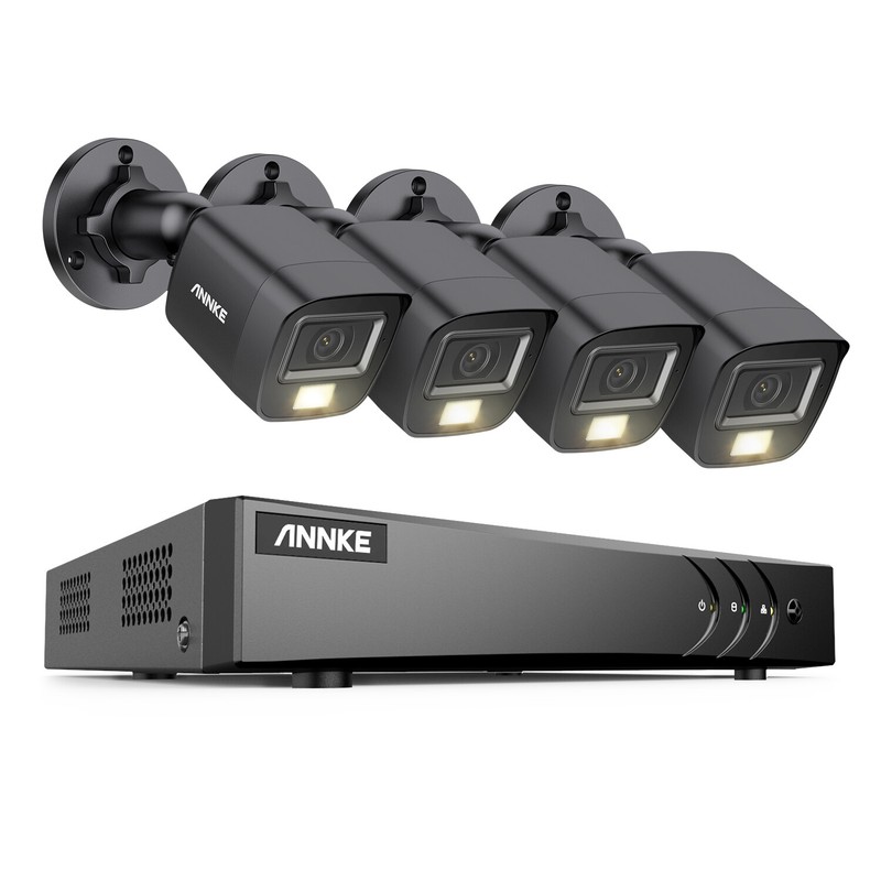 ANNKE 16CH DVR 5MP Audio Home Security Camera System Color Night Human Detection