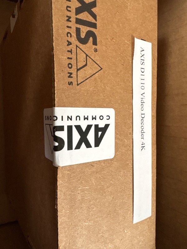 AXIS D1110 Video Decoder 4K 02282-001 (new unopened box) gallery