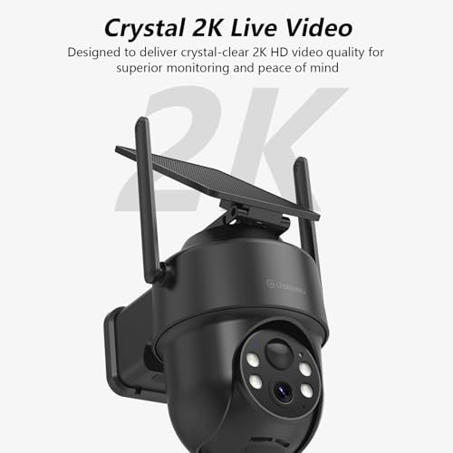 2K Security Cameras Wireless Outdoor-360° PTZ Cameras for Home 2.4Ghz-4P-B gallery