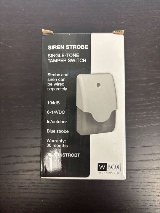 ADI PRO 0E-SRNSTROBT Indoor/Outdoor Tamperproof Siren/Strobe, Blue