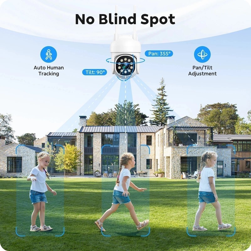 16CH NVR Wireless Outdoor Security Camera System CCTV PTZ WiFi Cameras for Home gallery