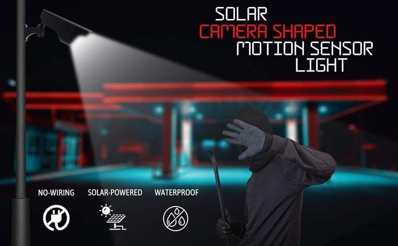 Outdoor Home Security Alarm LED Flash lamp Solar PIR Motion Sensor Dummy Camera gallery