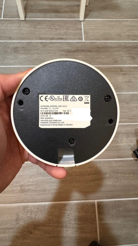 Wisenet QNF-9010 12mp Indoor Fisheye IP **Camera Only** Hanwha Techwin gallery