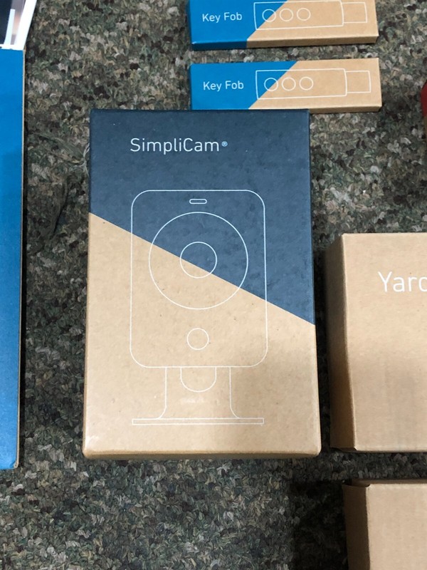 SimpliSafe Base Station, Key Pads, Camera, Motion sensors, Entry, Key Fobs MORE gallery