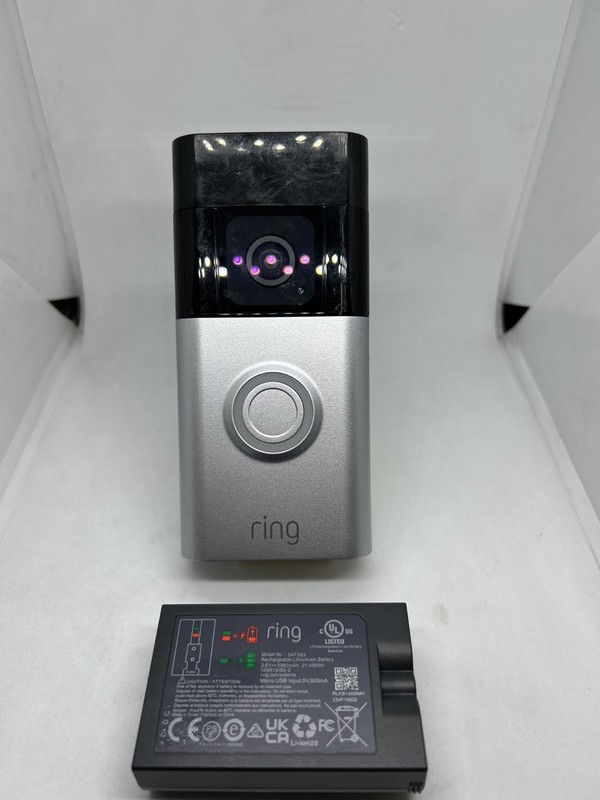 Ring Video Doorbell Plus Wireless with Two-Way Talk, Motion Detection – Nickel