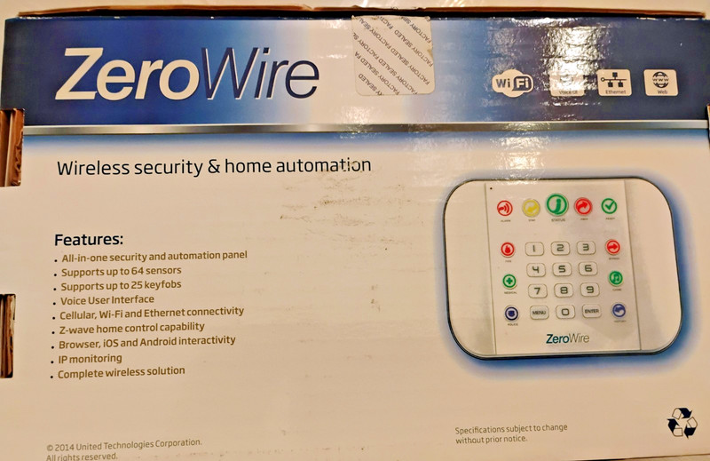 INTERLOGIX ZW-6404-ESP ZEROWIRE WIRELESS SECURITY & HOME AUTOMATION SYSTEM NEW gallery