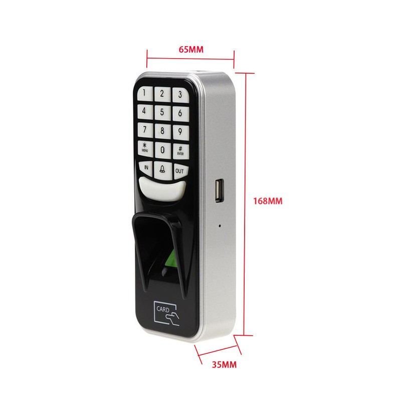 Fingerprint PIN Code RFID ID Card Reader Standalone Access Attendance Controller gallery