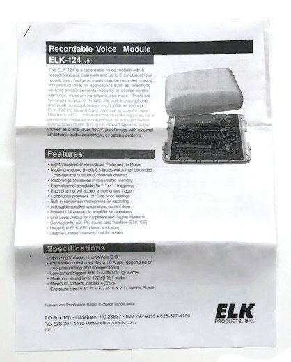 Bus Telephone Security Alert Voice Annunciator Paging Recordable Module Systems gallery