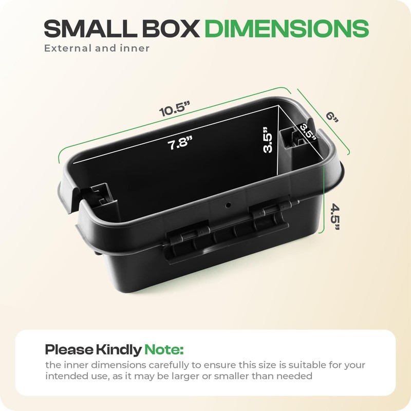 Sockitbox Original Outdoor Electric Box Waterproof - Small Small, Black gallery