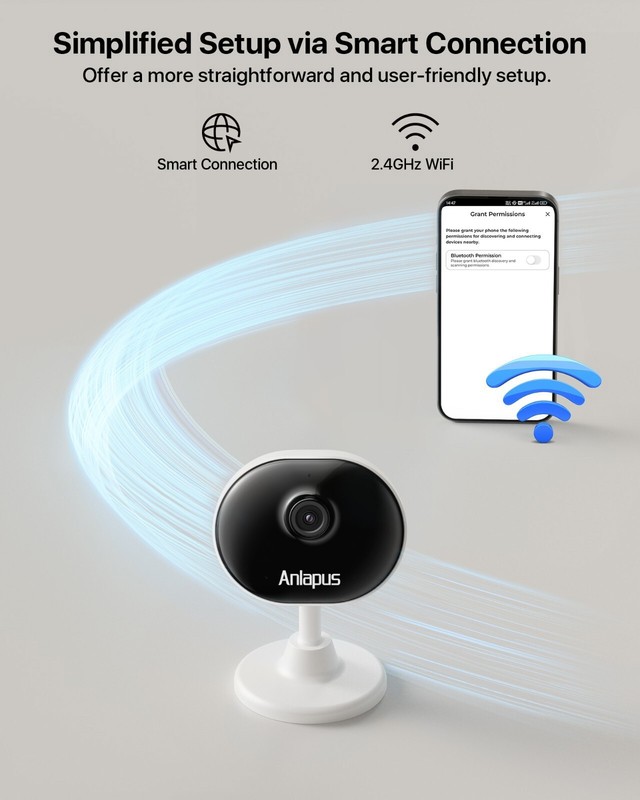 Anlapus 1080P Security WiFi IP Camera 2MP Baby/Pet Dog Monitor Home CCTV System gallery