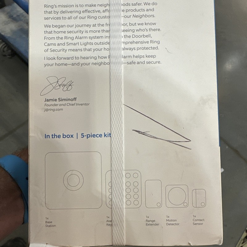 Ring 2nd Gen Wireless Alarm Home Security Kit - 5 Piece Brand New Sealed gallery