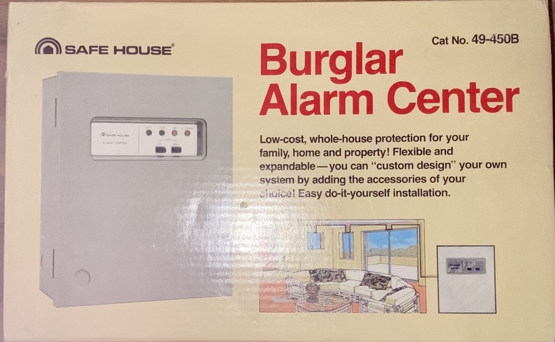 Safe House Burglar Alarm Center 49-450B New Old Stock Vintage