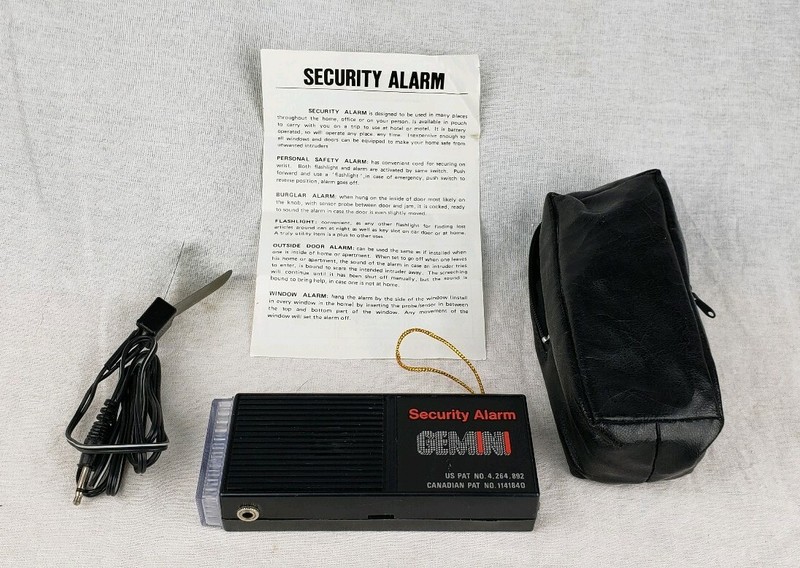 Vintage Gemini 2 Portable Security Alarm Gemini II Burglar or Personal Alarm!