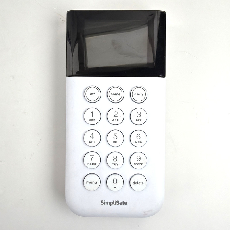 SimpliSafe Keypad White SSKP3 Gen 3 No Box or Bracket