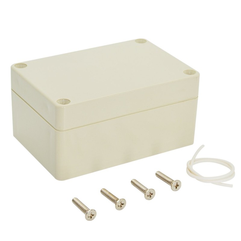 LeMotech Waterproof Dustproof IP65 ABS Plastic Junction 3.9×2.7×2, Pale Grey