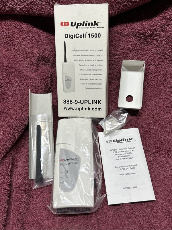UPLINK Digicell 1500 Cellular Dial Alarm Security NEW!!!