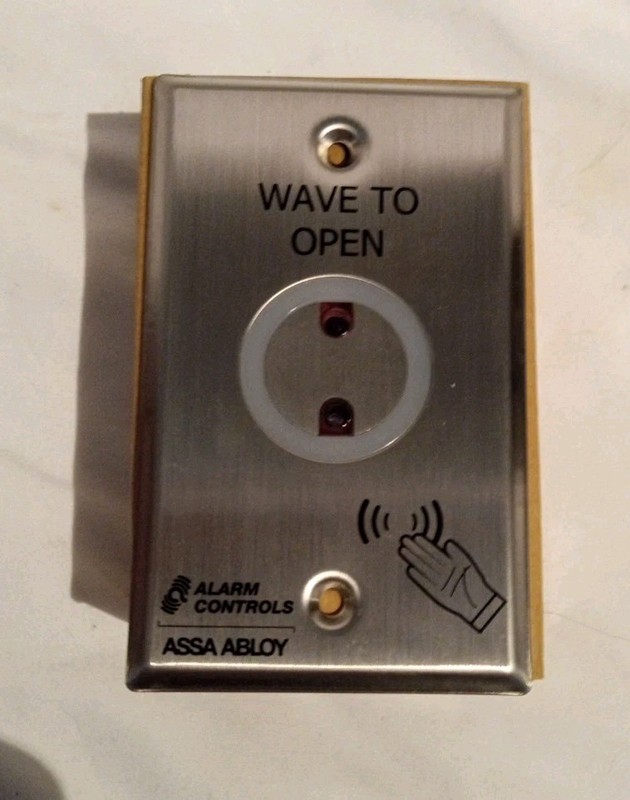 Alarm Controls Nts-1 Exit Motion Sensor,Single Gang,Silver gallery
