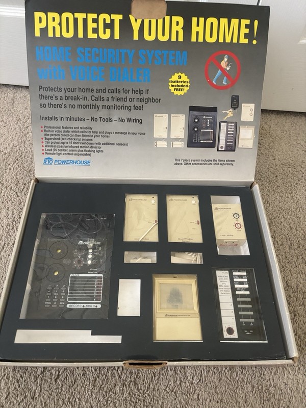 REDUCED - NIOB DC8700 X-10 POWERHOUSE Monitored Wireless Dialer Alarm System gallery
