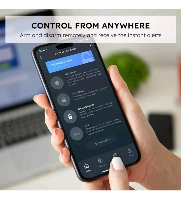 WiFi Door Alarm System, Wireless DIY Smart Home Security System, with Phone APP gallery
