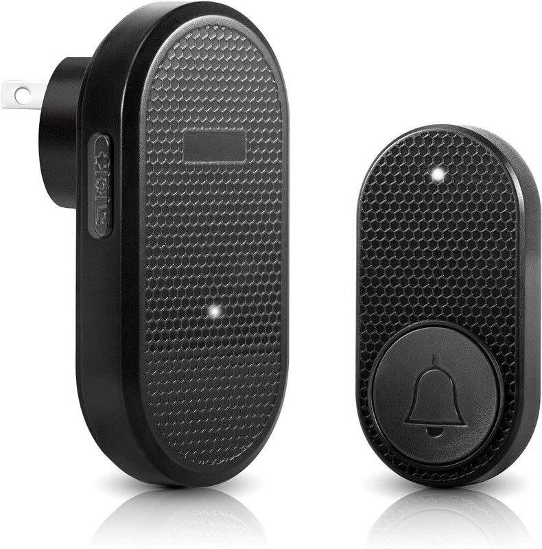 KERUI Wireless Doorbell Chimes 4 Volume Levels Receiver Long Range Remote Button gallery