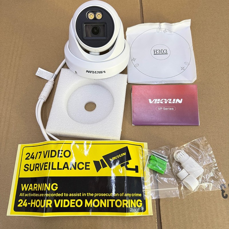Vikylin Smartfind 8POE 16CH NVR System Full Color MIC 8MP 4K Mini IP Camera Lot