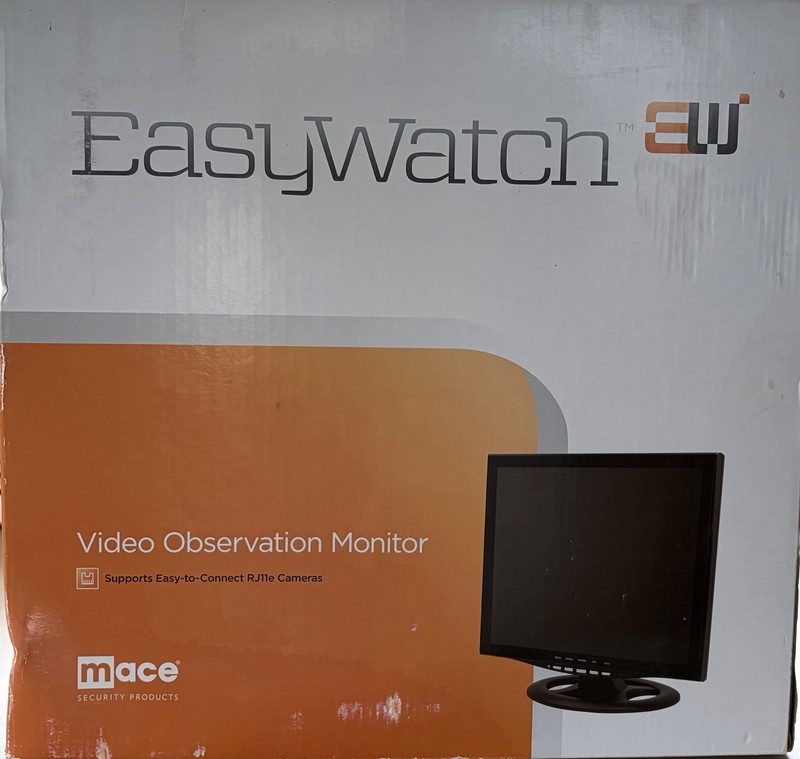 Mace EWO-17LCD-RJ11 Security Observation Monitor Multi-Screen 17” EasyWatch gallery
