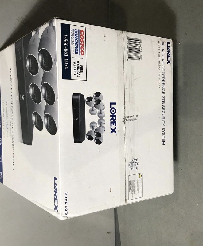 Lorex 4K Ultra HD 8-Channel DVR Security System 6 Active Deterrence Cameras 2TB- gallery