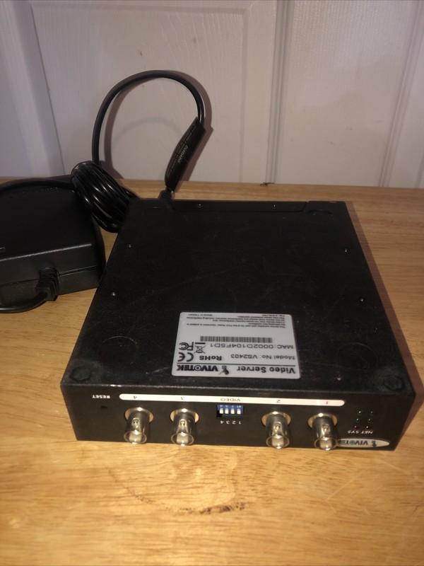 Vivotek VS2403 MJPEG 4 Channel Network Video Server