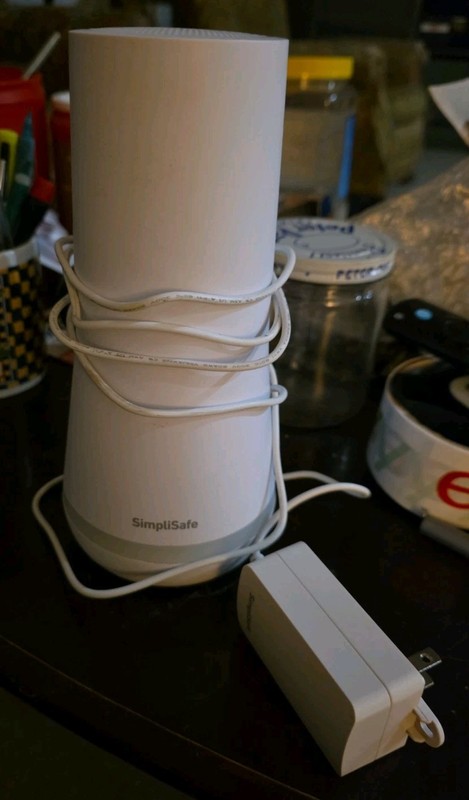 Simplisafe SSBS3 Home Security Alarm Base Station + Power Supply Simply Safe