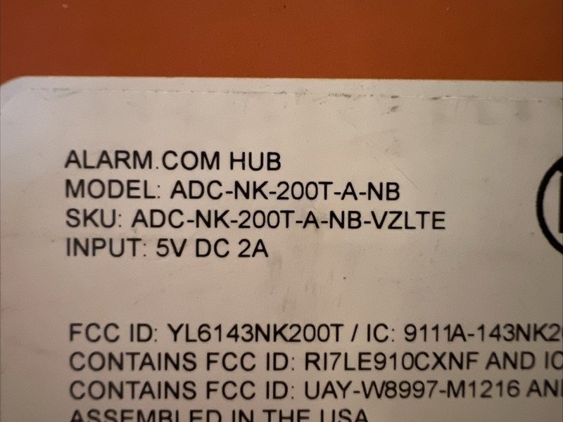 Alarm.com Hub Smart Home Controller ADC-NK-200T-A-NB gallery