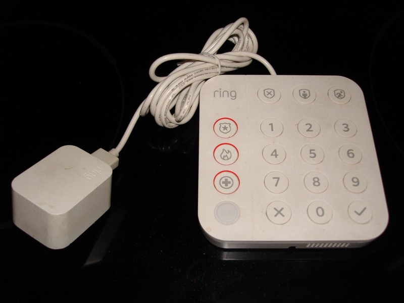 Ring 5AT2S7 (2nd Gen) White Wireless Z-Wave Home Security System Alarm Keypad