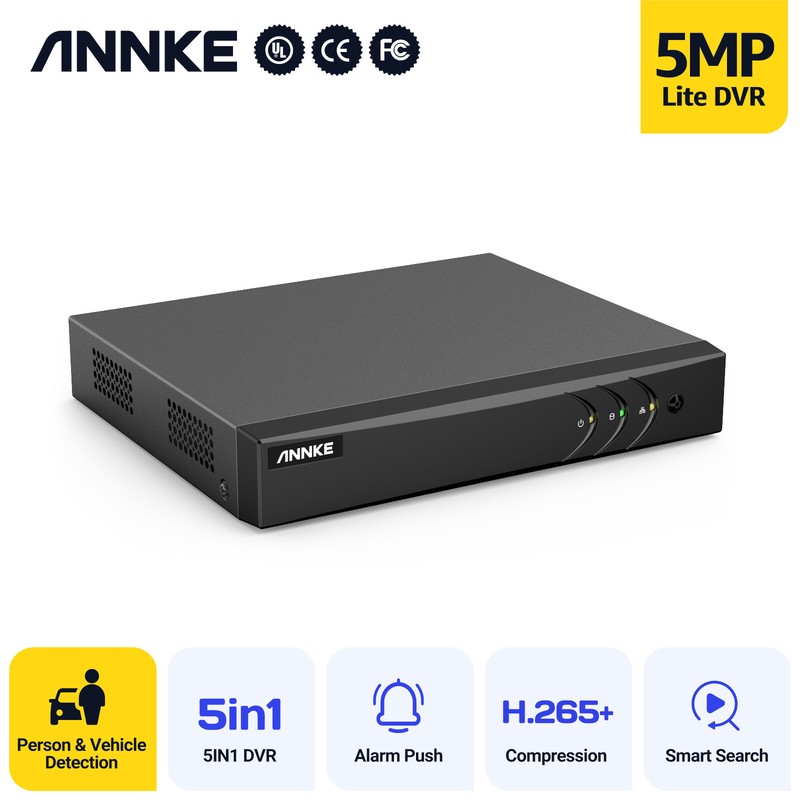 ANNKE 8CH 5MP 5in1 DVR Video Recorder for Home Security Camera System CCTV